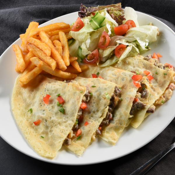 Beef Quesadillas Crepe